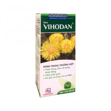Siro Vihodan - giảm triệu chứng ho chai 125 ml