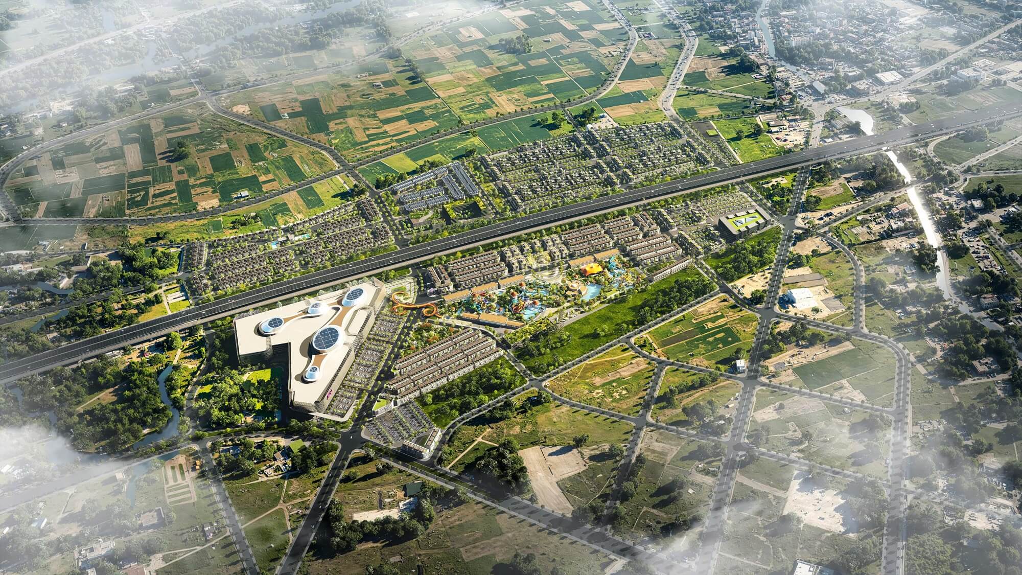 phối cảnh dự án thanh phú centre point bến lức