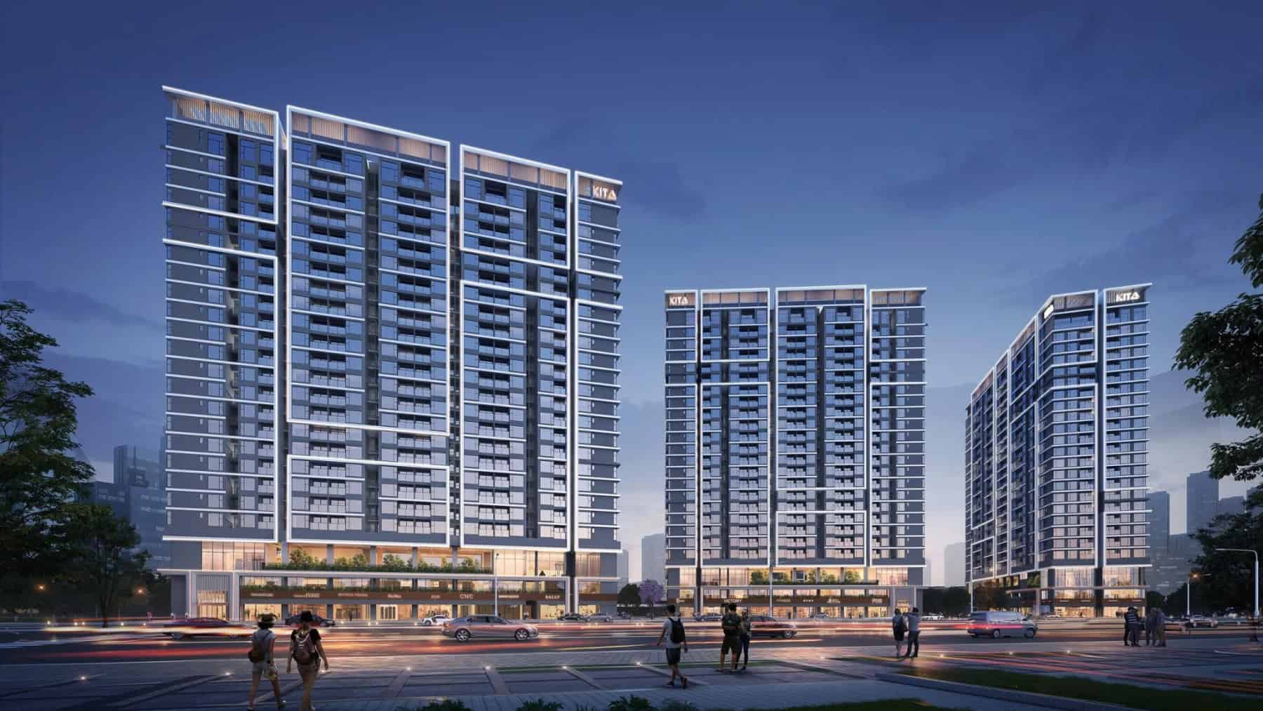 Phối cảnh dự án Ansana by Kita Bình Tân.
